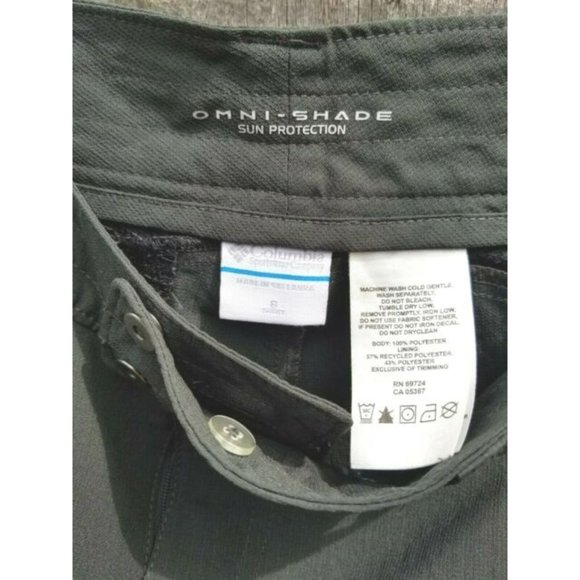 Columbia Womens Zip Off Pants Size 8 Short Omni Shade Convertible - Picture 4 of 6
